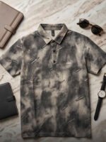 ACID WASH COLAR T-SHIRT